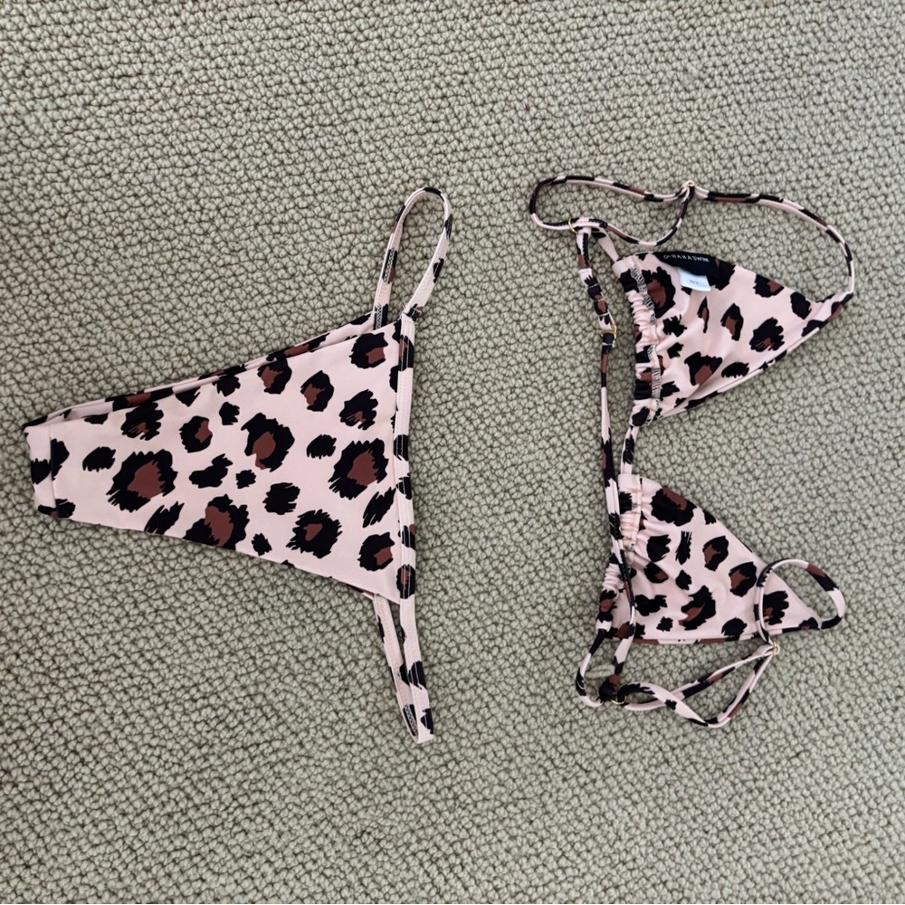 Leopard Print Bikini Set - Picture 2 of 3